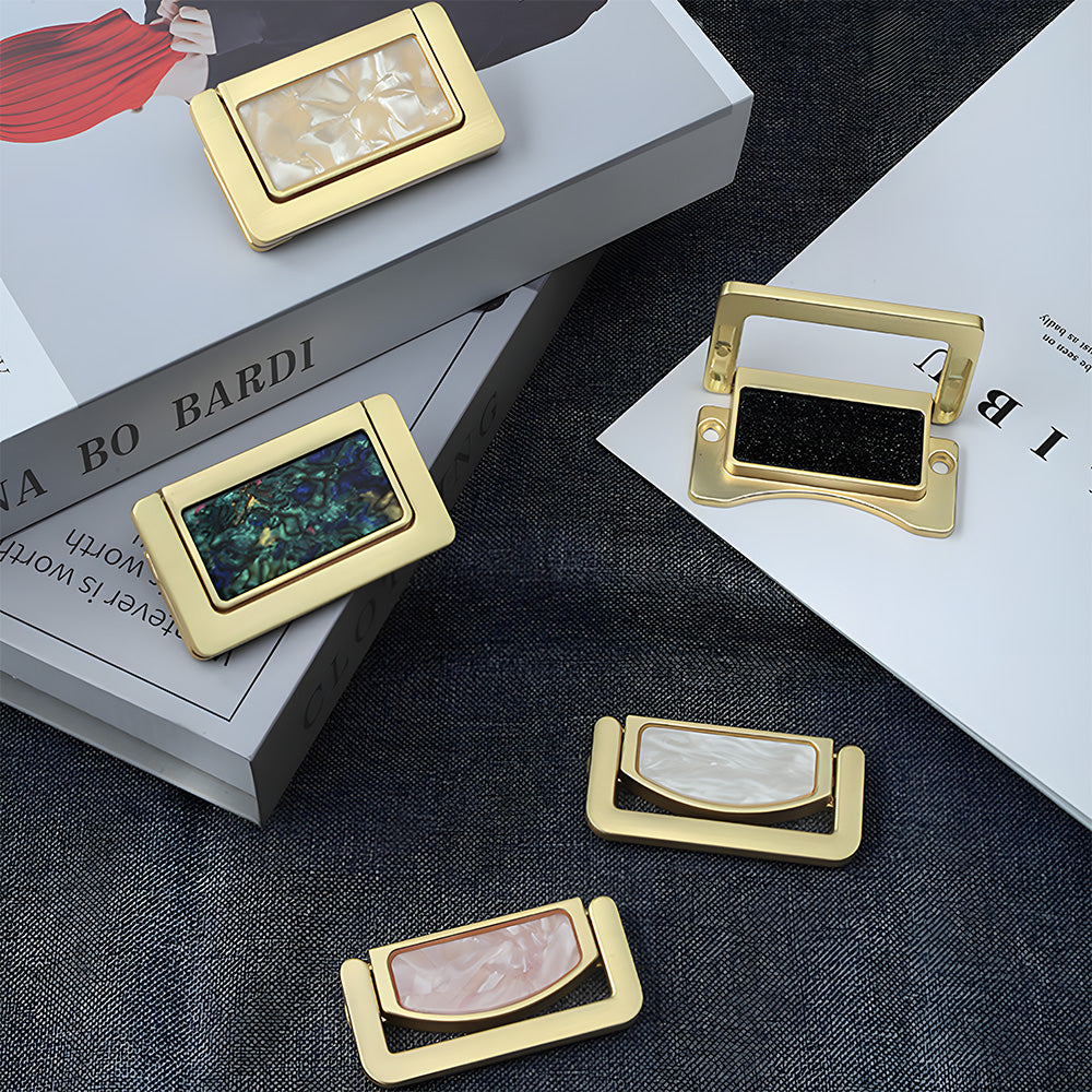 Decorative Invisible Gold Ring Zinc Alloy Drawer Handle