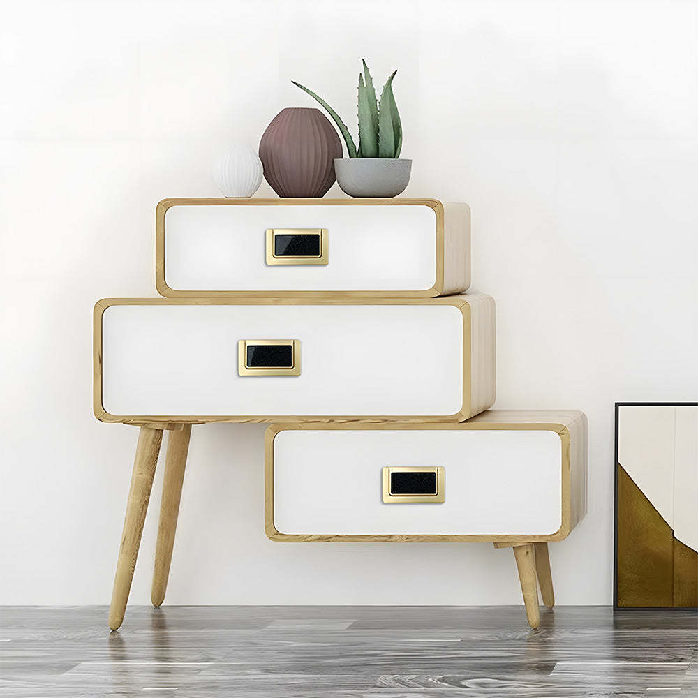 Decorative Invisible Gold Ring Zinc Alloy Drawer Handle