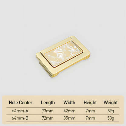 Decorative Invisible Gold Ring Zinc Alloy Drawer Handle