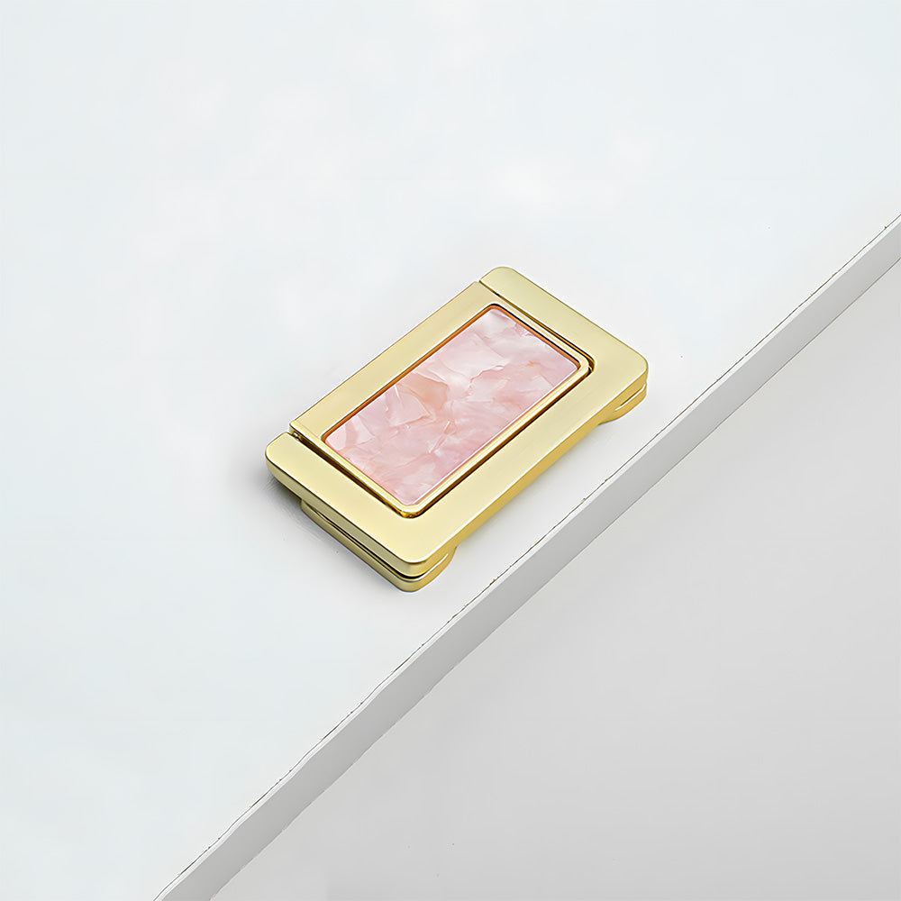 Decorative Invisible Gold Ring Zinc Alloy Drawer Handle