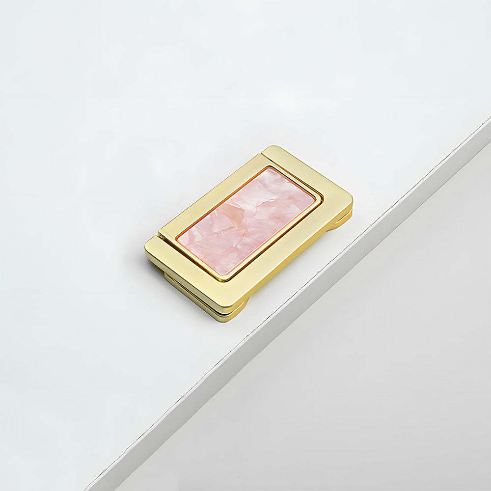 Decorative Invisible Gold Ring Zinc Alloy Drawer Handle