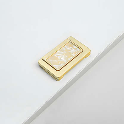 Decorative Invisible Gold Ring Zinc Alloy Drawer Handle