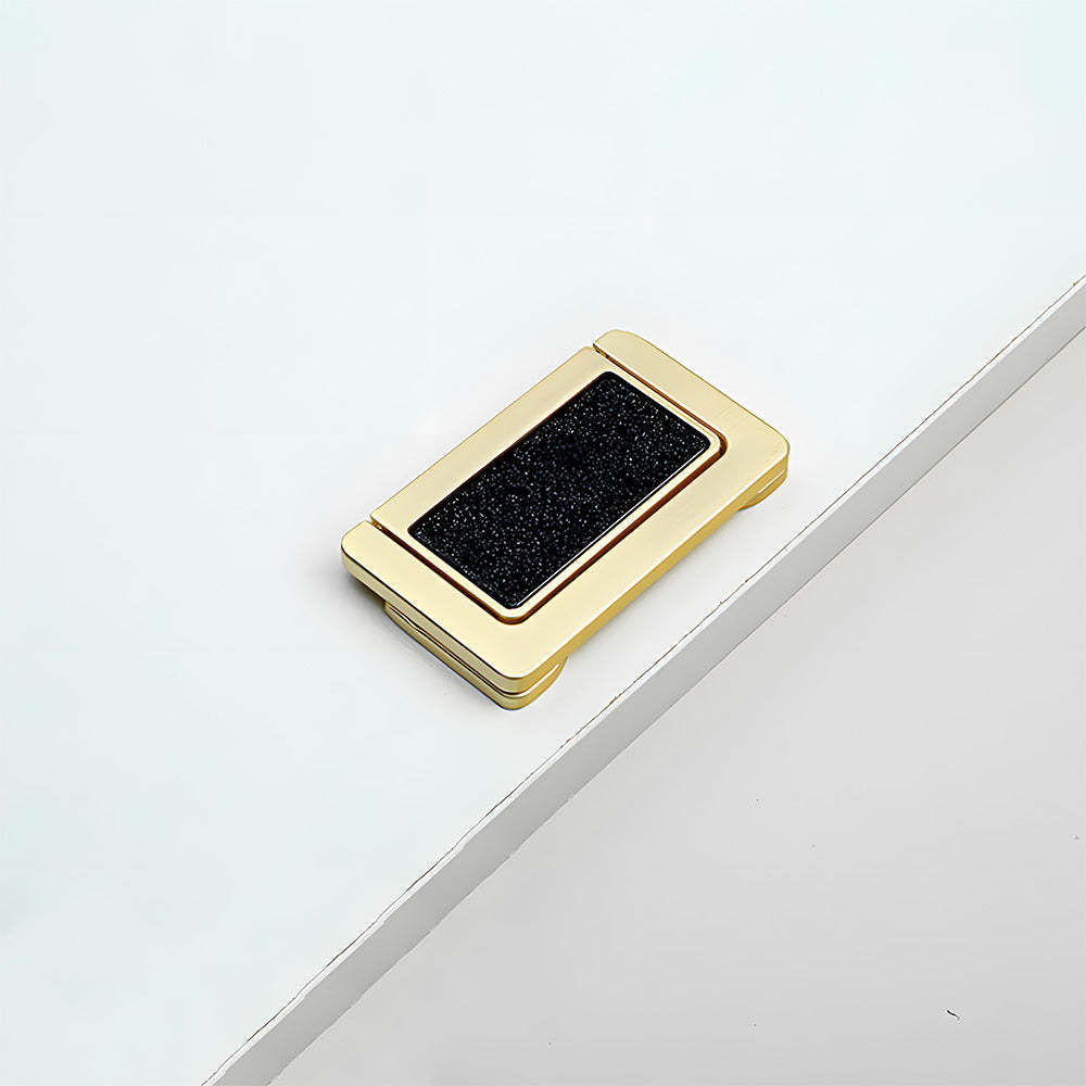 Decorative Invisible Gold Ring Zinc Alloy Drawer Handle