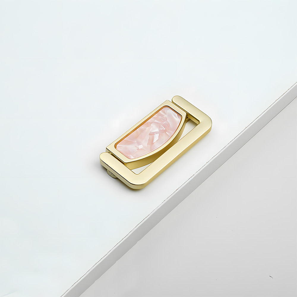 Decorative Invisible Gold Ring Zinc Alloy Drawer Handle