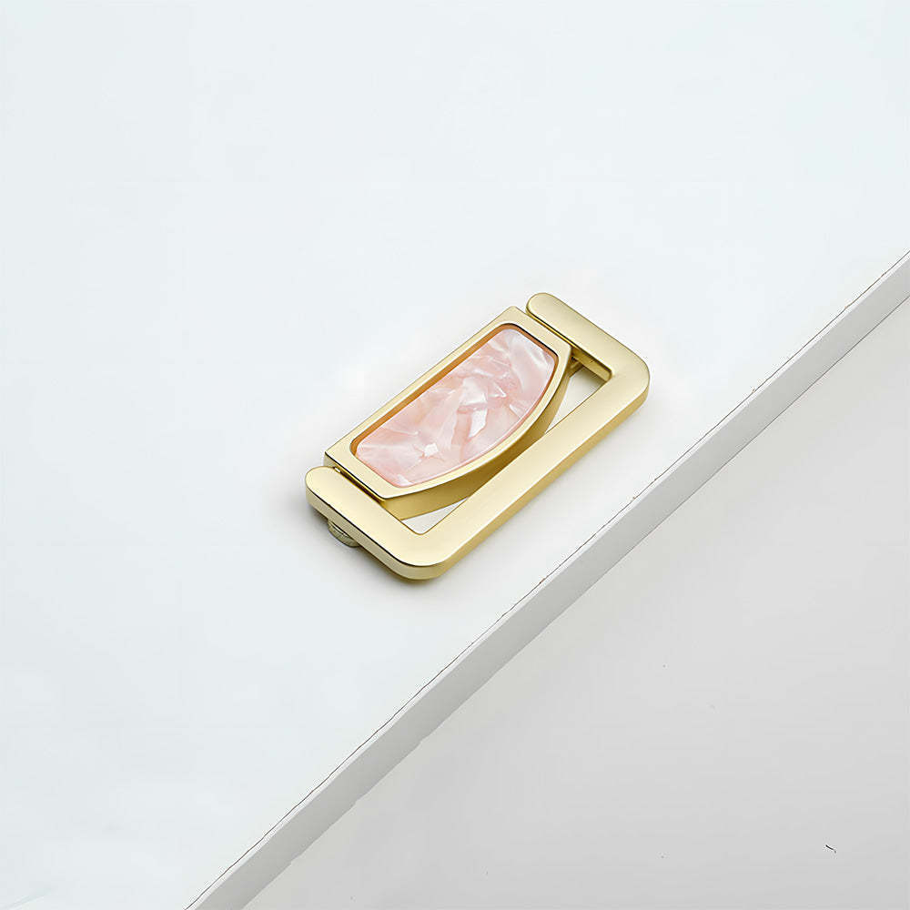 Decorative Invisible Gold Ring Zinc Alloy Drawer Handle