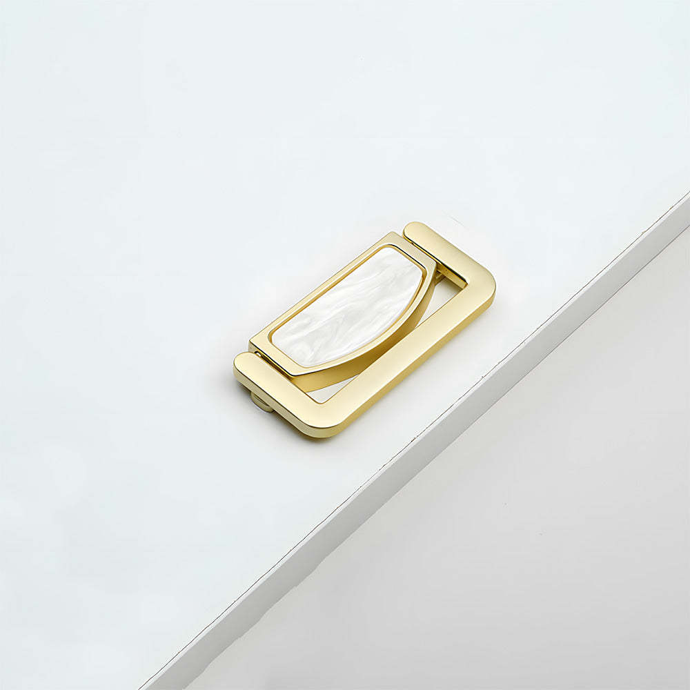 Decorative Invisible Gold Ring Zinc Alloy Drawer Handle