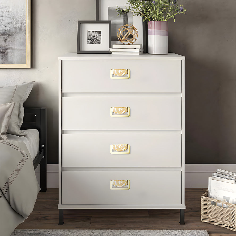 Decorative Invisible Gold Ring Zinc Alloy Drawer Handle