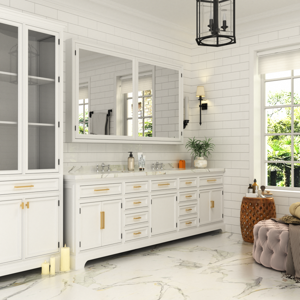 15 Pack Modern Gold Cabinet Pulls Square Drawer Pulls -Homdiy