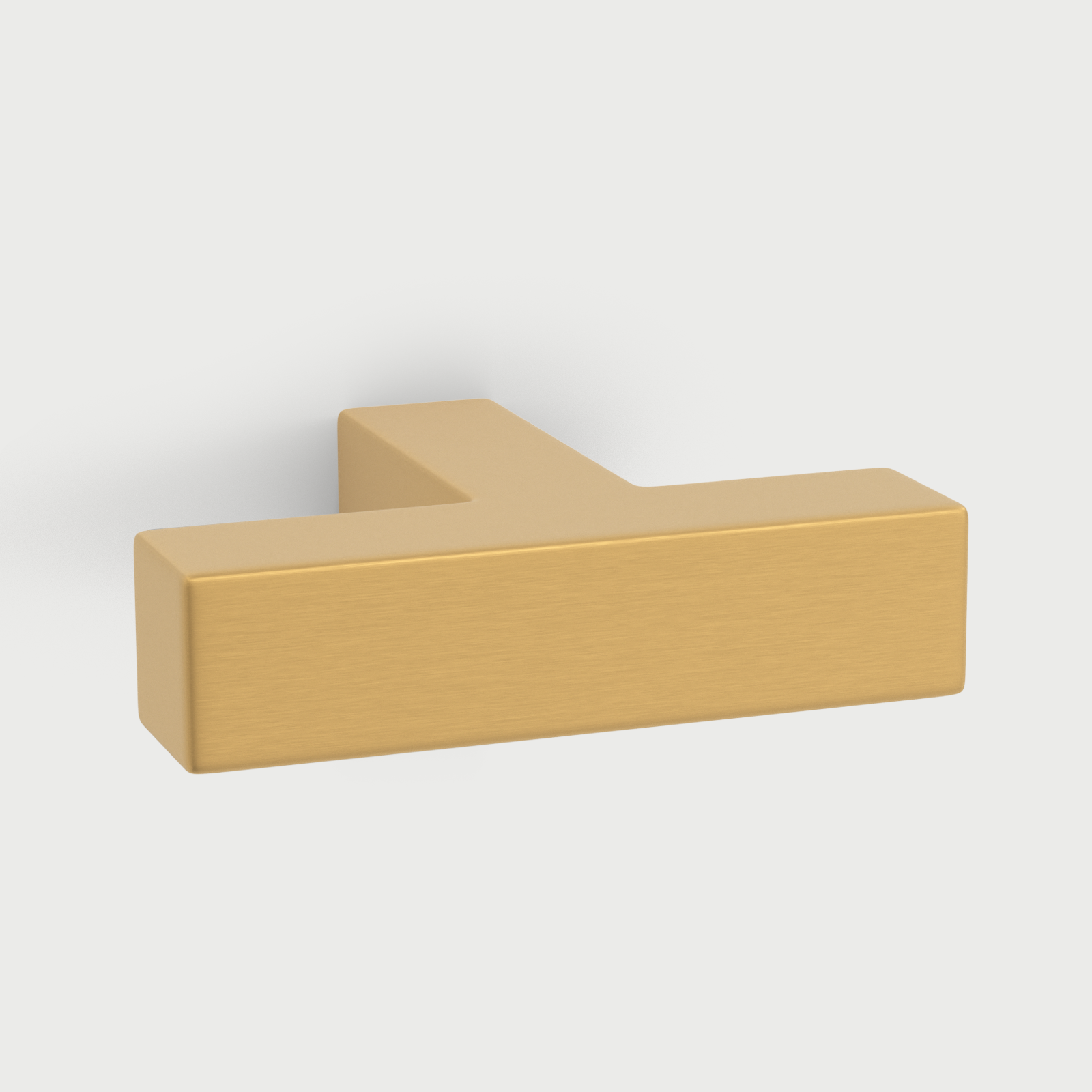 Brushed Brass Drawer Pulls Gold Square Handles for Kitchen -Homdiy