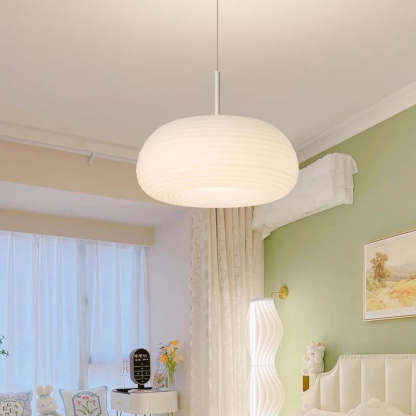 Cream Style Eye-Friendly Pumpkin LED Fixture for Kids’ Room