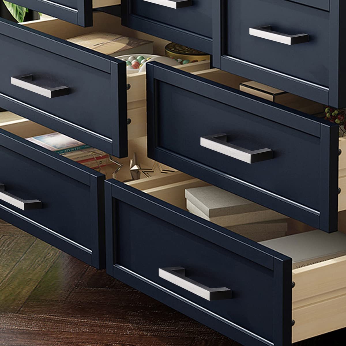 Homdiy Cabinet Pulls Brushed Nickel Modern Cabinet Handles Kitchen Bar Pulls Homdiyhardware