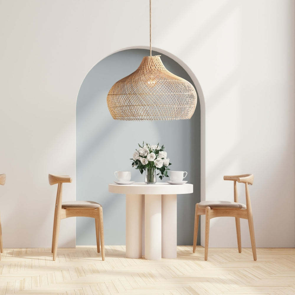 Farmhouse Dome Boho Pendant Light -Homdiy