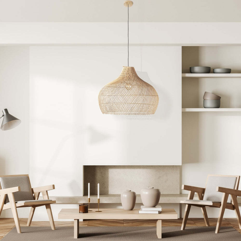 Farmhouse Dome Boho Pendant Light -Homdiy