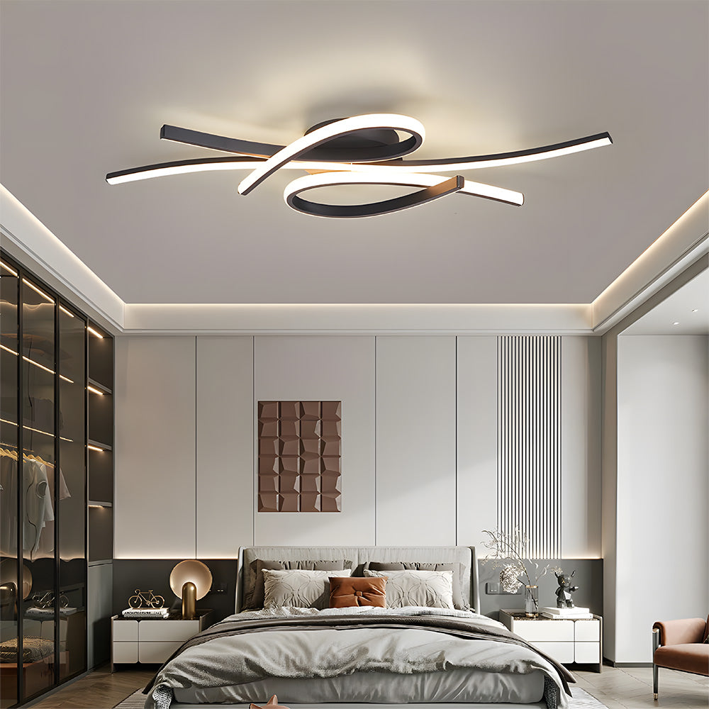 Unique Creative Musical Notes LED Ceiling Lamp