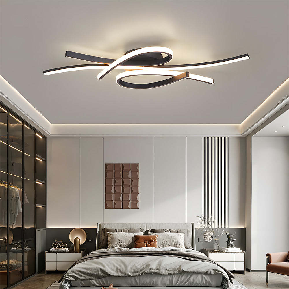 Unique Creative Musical Notes LED Ceiling Lamp