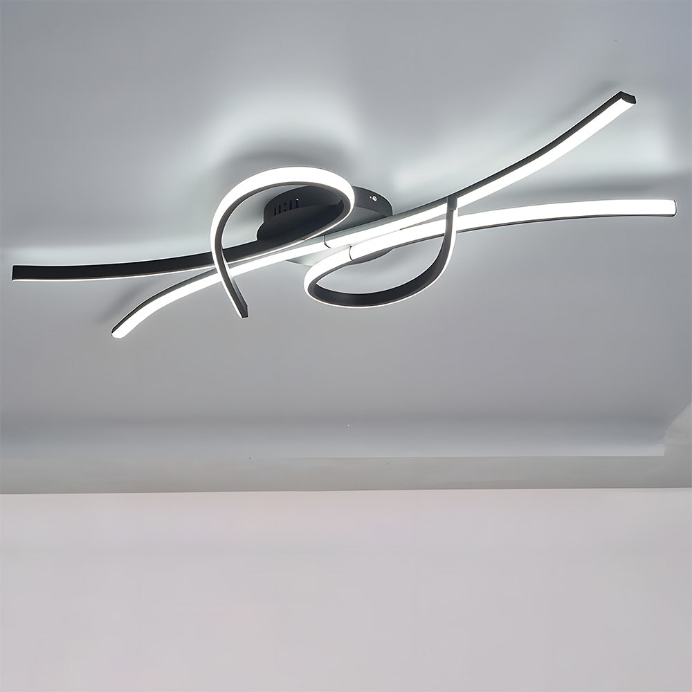 Unique Creative Musical Notes LED Ceiling Lamp
