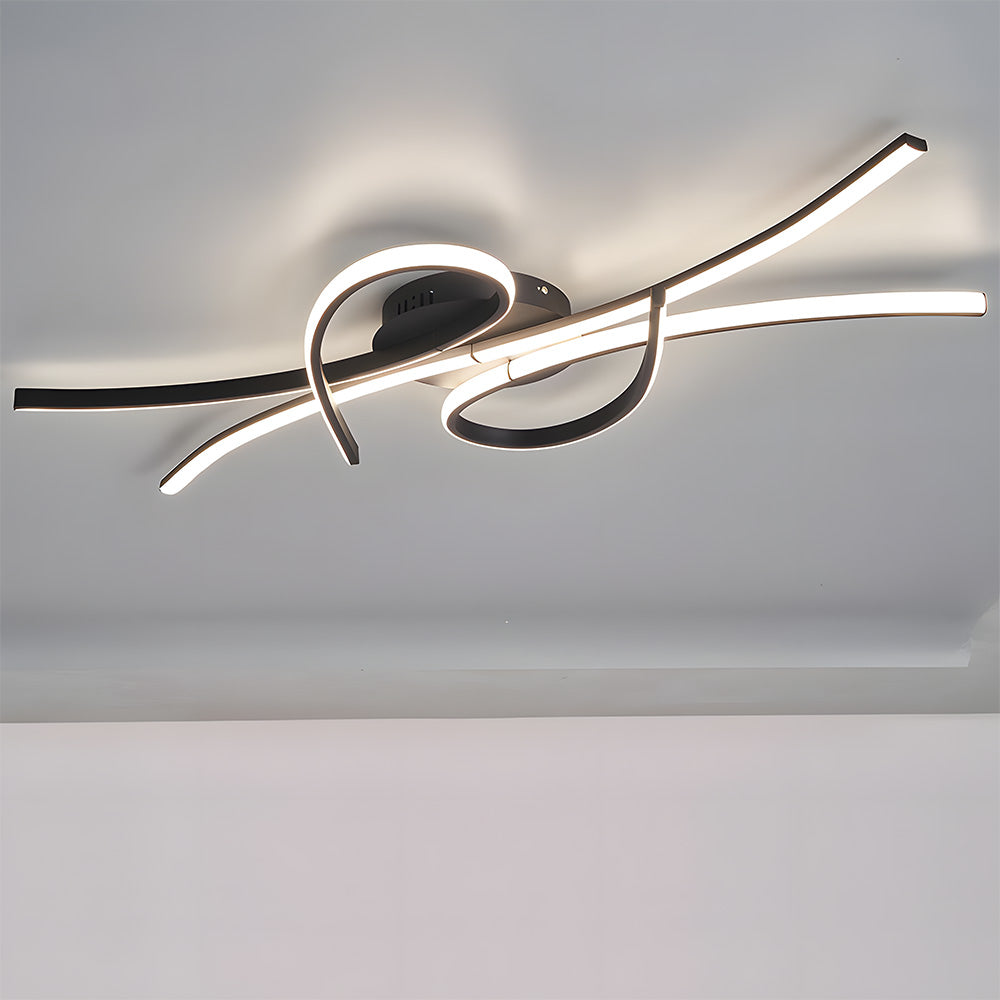 Unique Creative Musical Notes LED Ceiling Lamp