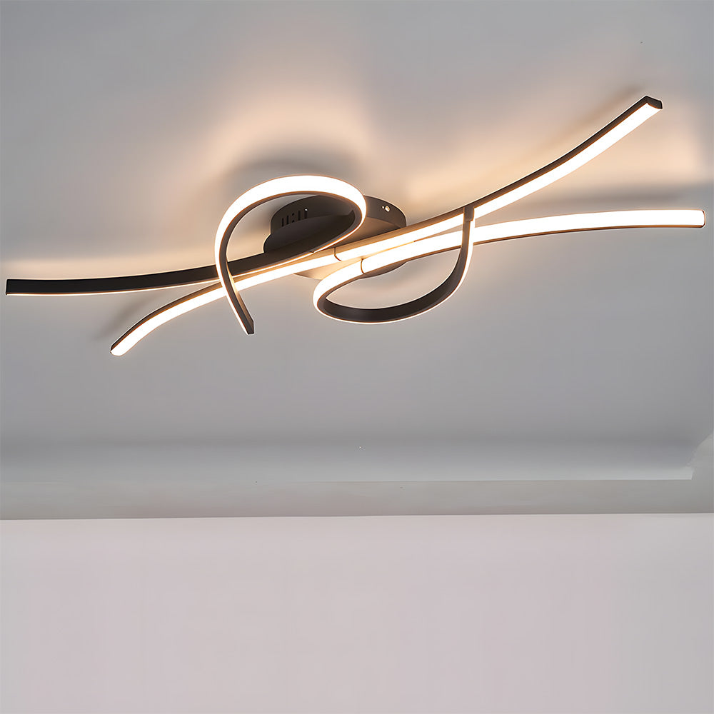 Unique Creative Musical Notes LED Ceiling Lamp