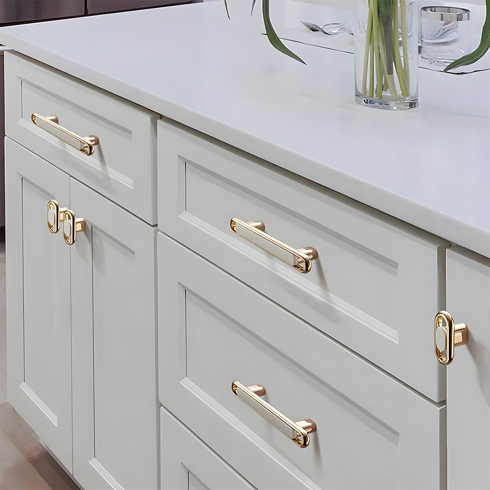 Gold Modern Simple Cabinet Door Handles
