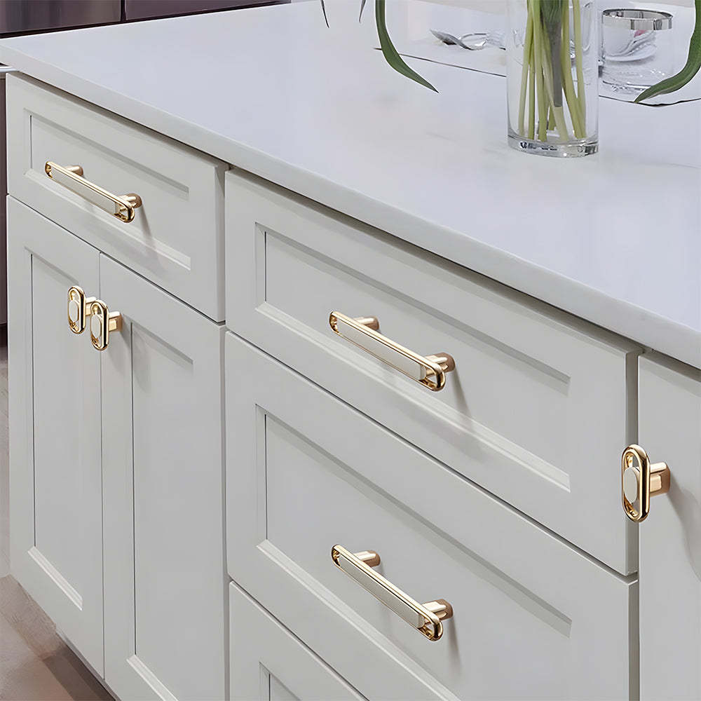 Gold Modern Simple Cabinet Door Handles