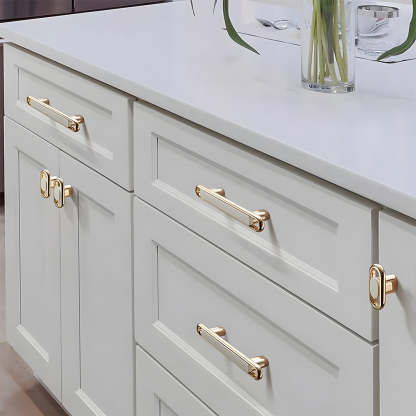 Gold Modern Simple Cabinet Door Handles