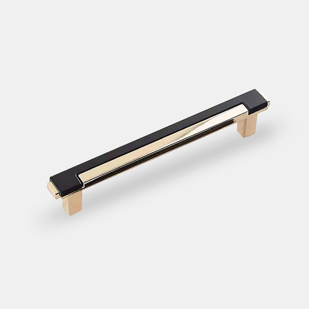 Zinc Alloy Modern Gold Black Chrome Kitchen Handles