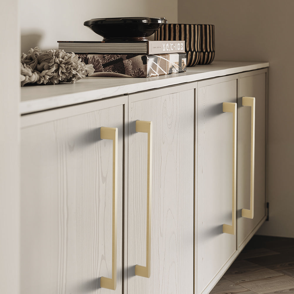 Cabinet Pulls Brushed Gold & Black Cabinet Pulls Kitchen Livingroom Pulls