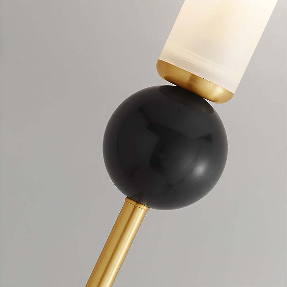 Natural Marble Long Pole Aisle Wall Light -Homdiy