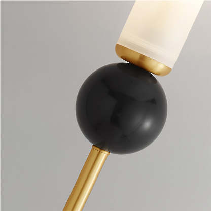 Natural Marble Long Pole Aisle Wall Light -Homdiy
