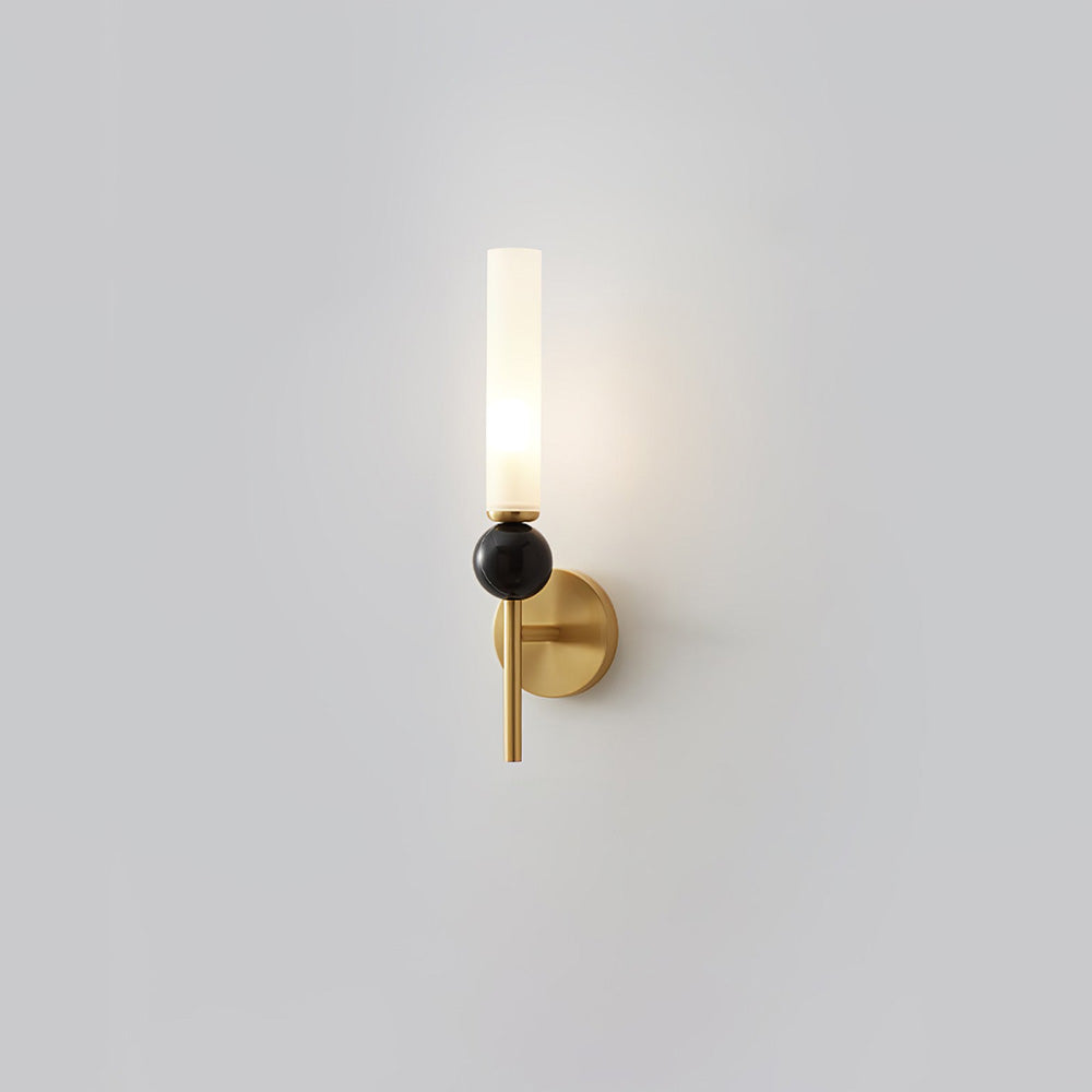 Natural Marble Long Pole Aisle Wall Light -Homdiy