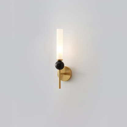 Natural Marble Long Pole Aisle Wall Light -Homdiy