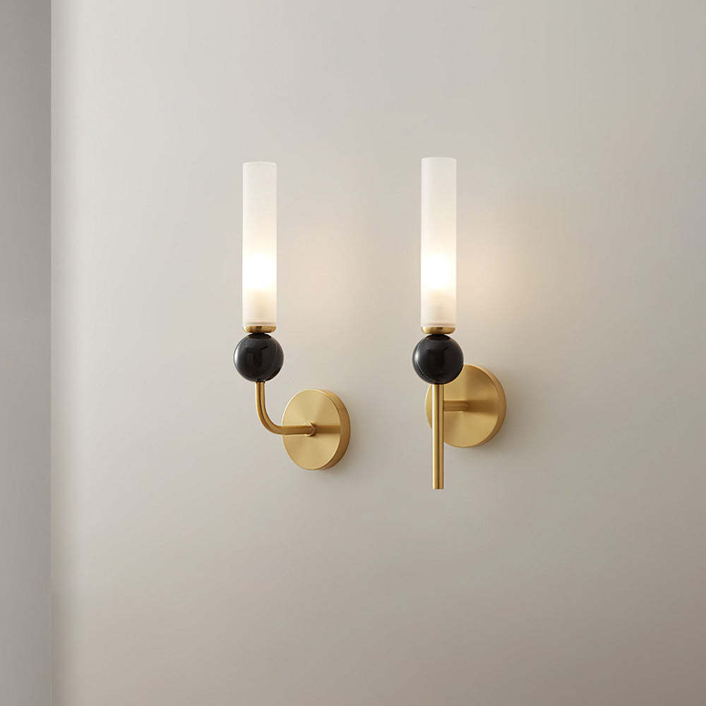 Natural Marble Long Pole Aisle Wall Light -Homdiy
