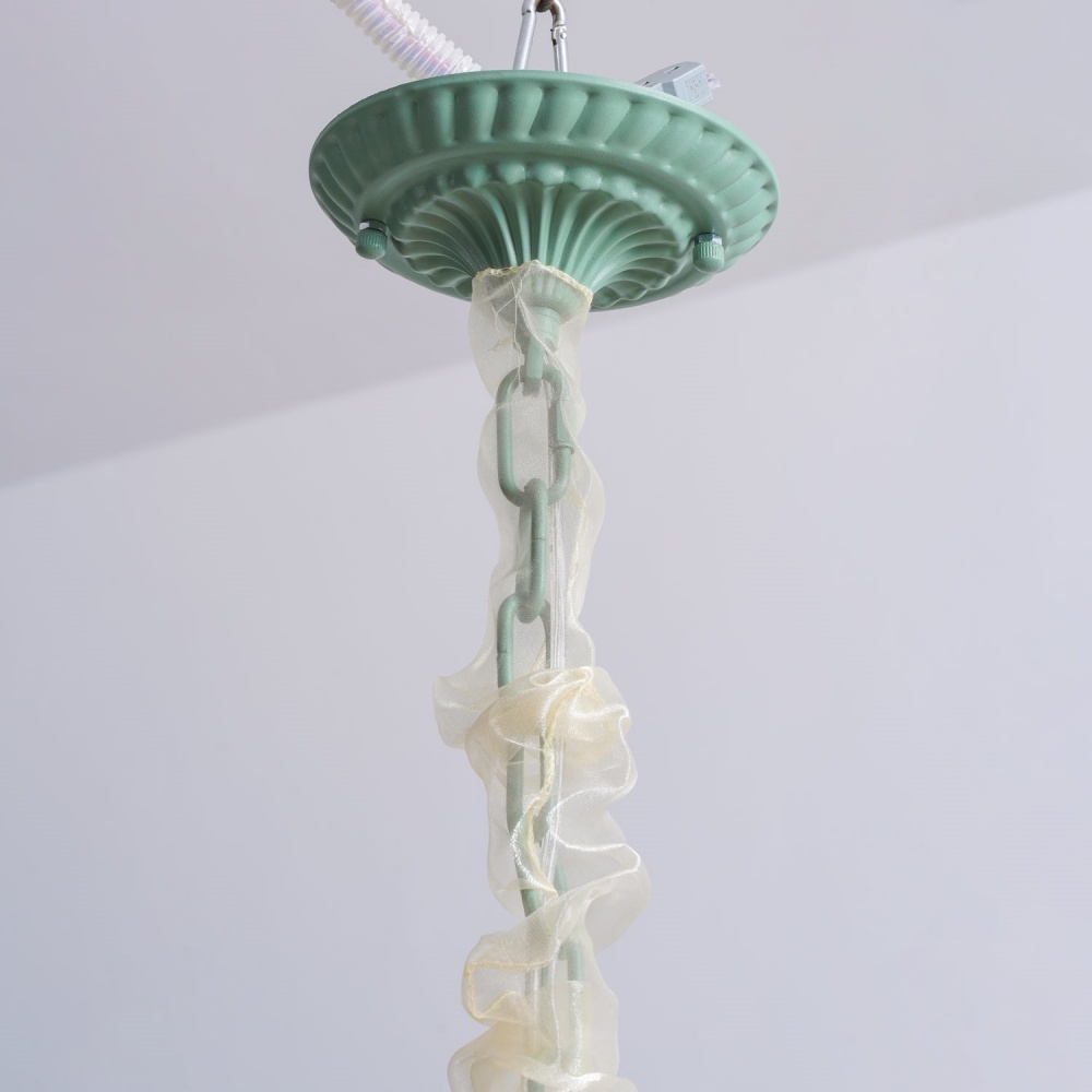 Pastoral Style Lily of the Valley Flower Chandelier