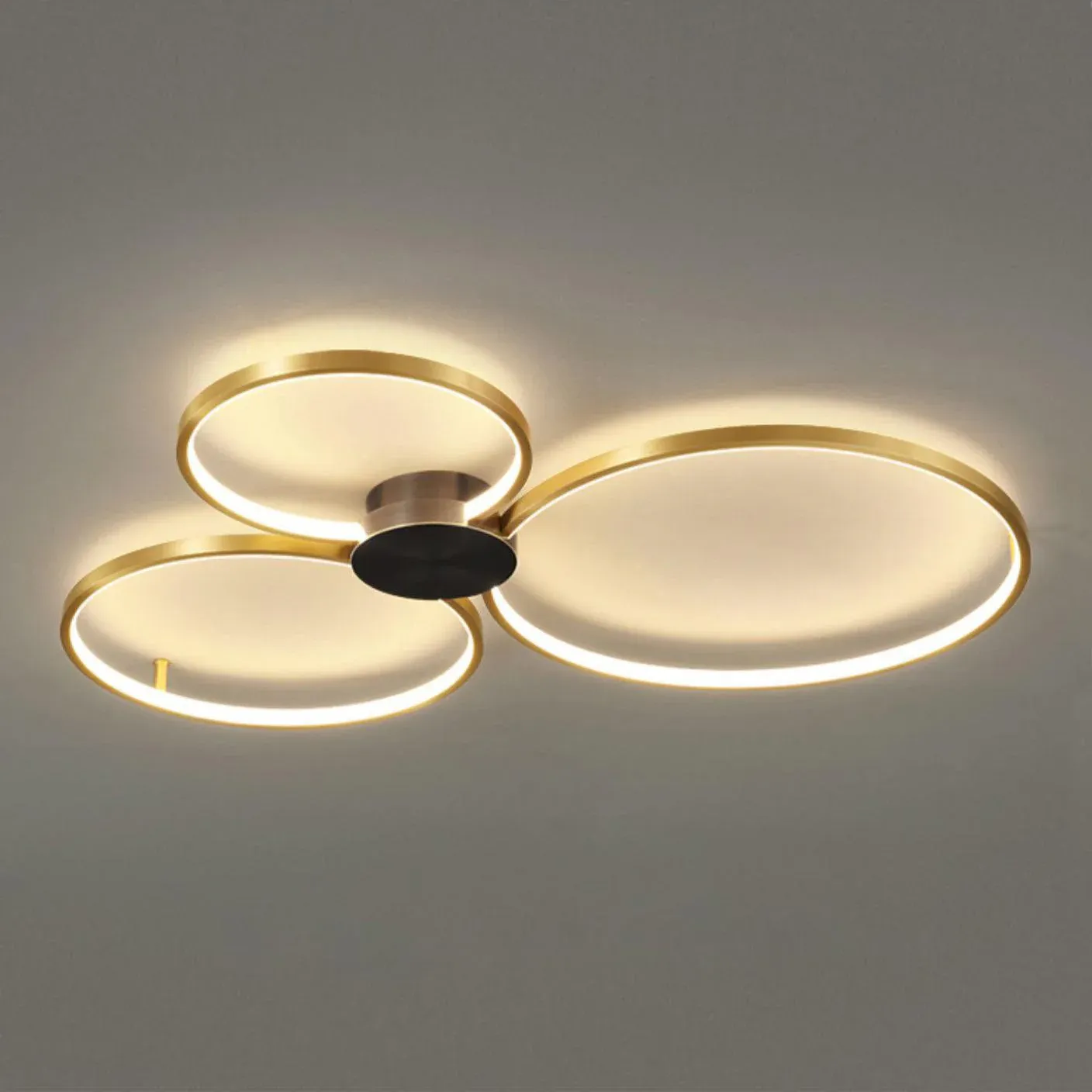 Creative Circle Metal LED Living Room Ceiling Lights