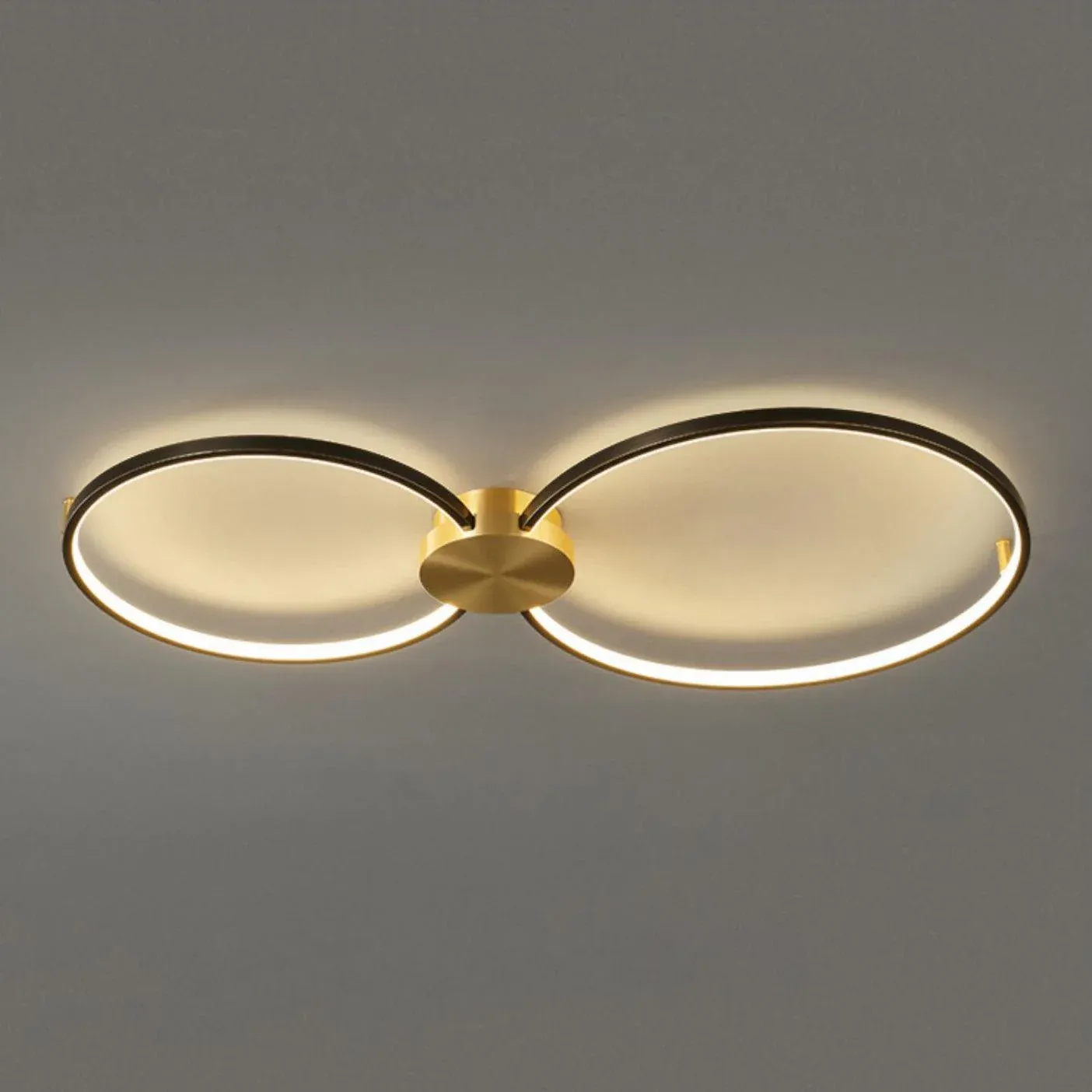 Creative Circle Metal LED Living Room Ceiling Lights
