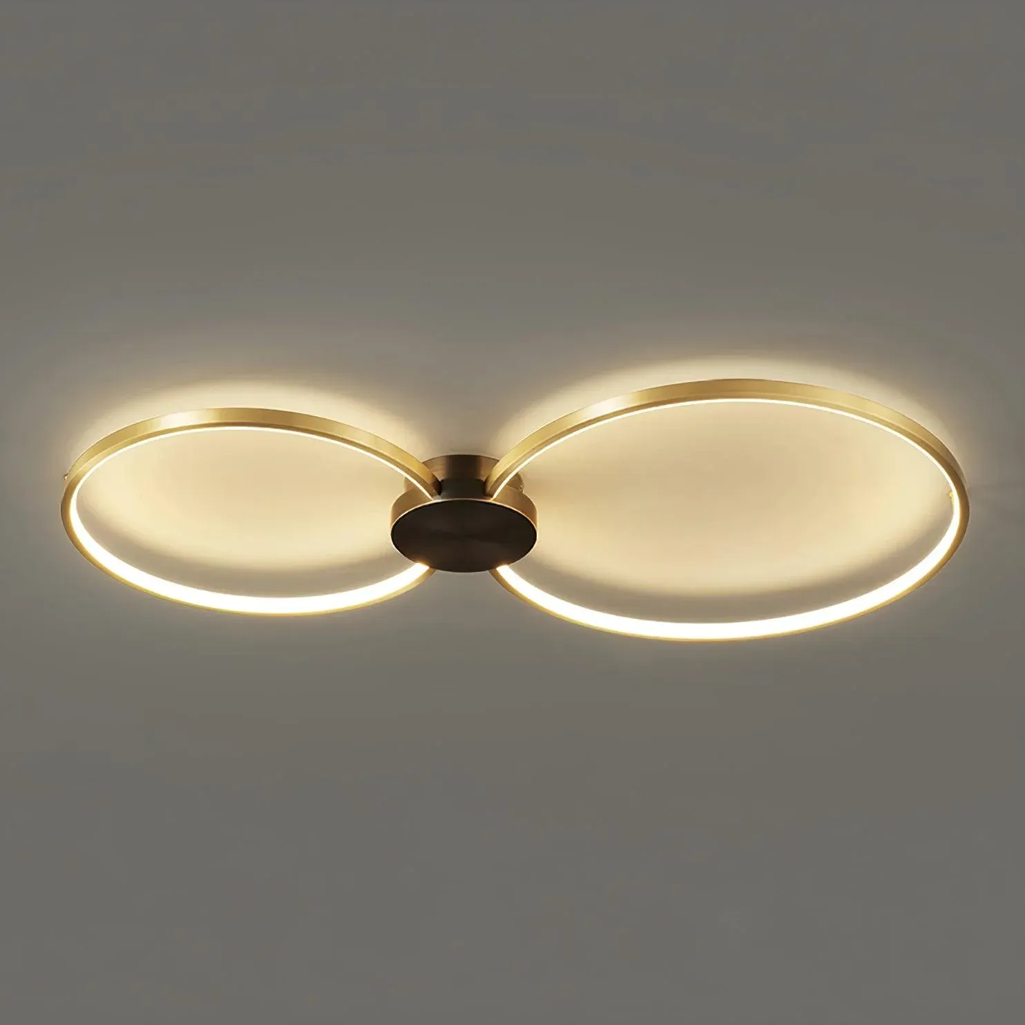 Creative Circle Metal LED Living Room Ceiling Lights