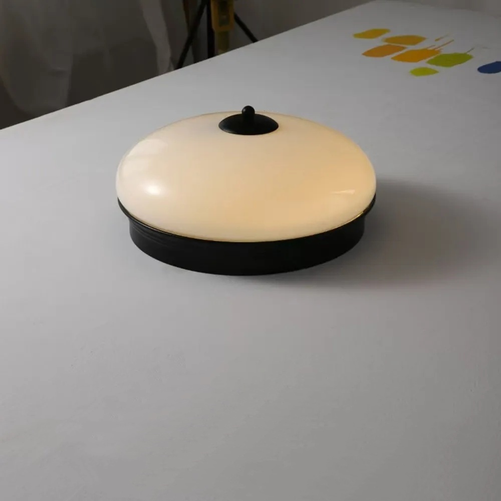 French Cream LED Hallway Gold Ceiling Lights