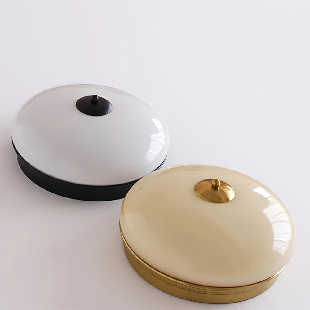 French Cream LED Hallway Gold Ceiling Lights