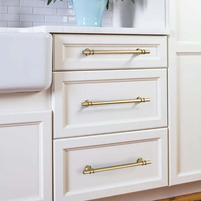 Luxurious Zinc Alloy Europe Style Golden Drawer Pulls and Cabinet Knobs -Homdiy