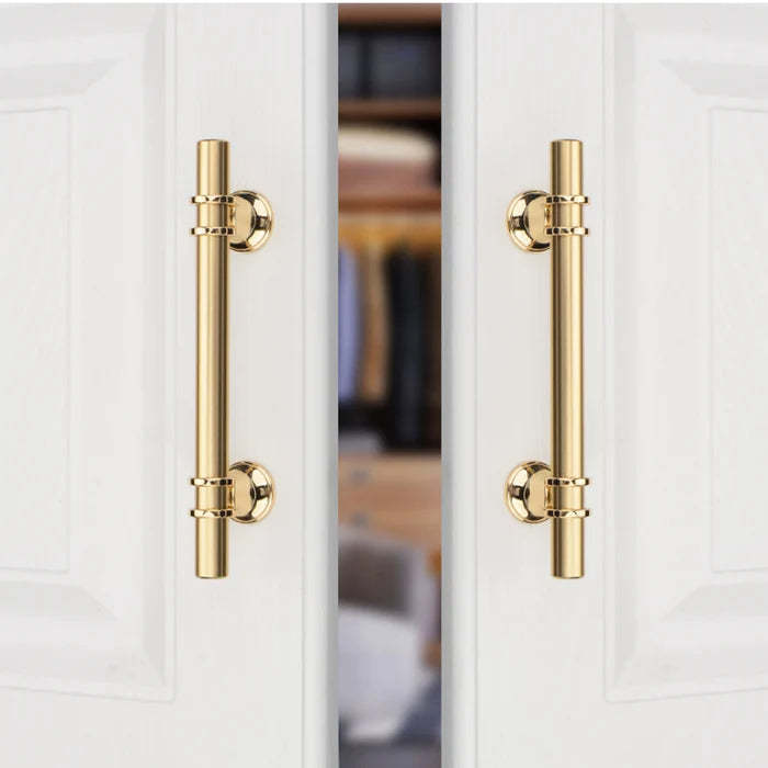 Luxurious Zinc Alloy Europe Style Golden Drawer Pulls and Cabinet Knobs -Homdiy