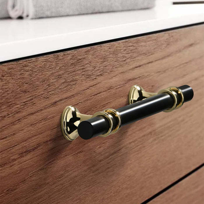 Black Zinc Alloy Drawer Pulls -Homdiy