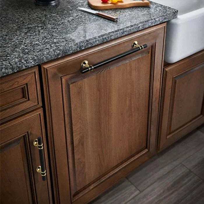 Black Zinc Alloy Drawer Pulls -Homdiy