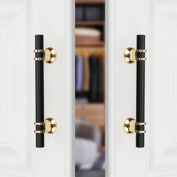 Black Zinc Alloy Drawer Pulls -Homdiy