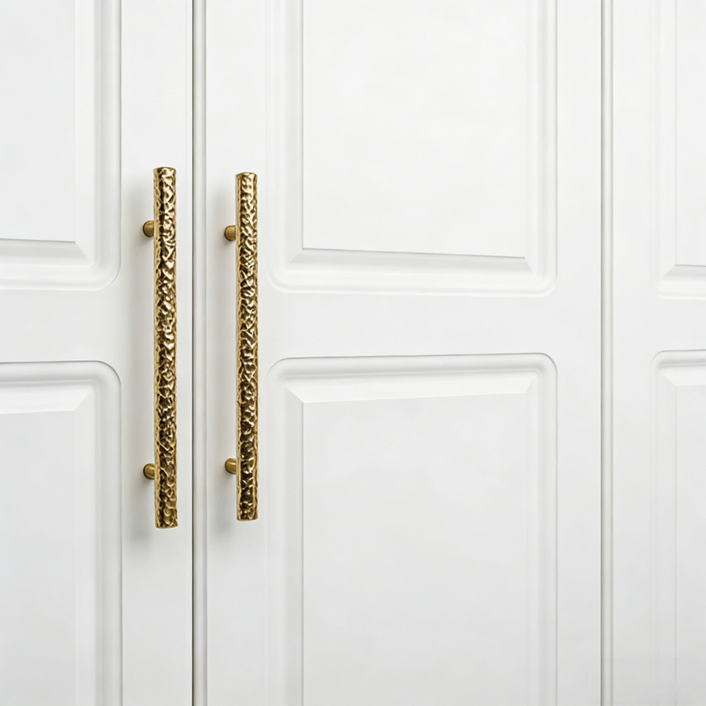Luxury Solid Golden Round Brass Drawer Wardrobe And Door Handle