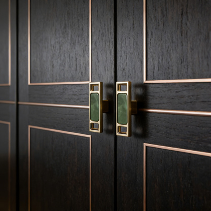 Luxury Unique Colorful Marble Shell Cabinet Handles for Children’s Room