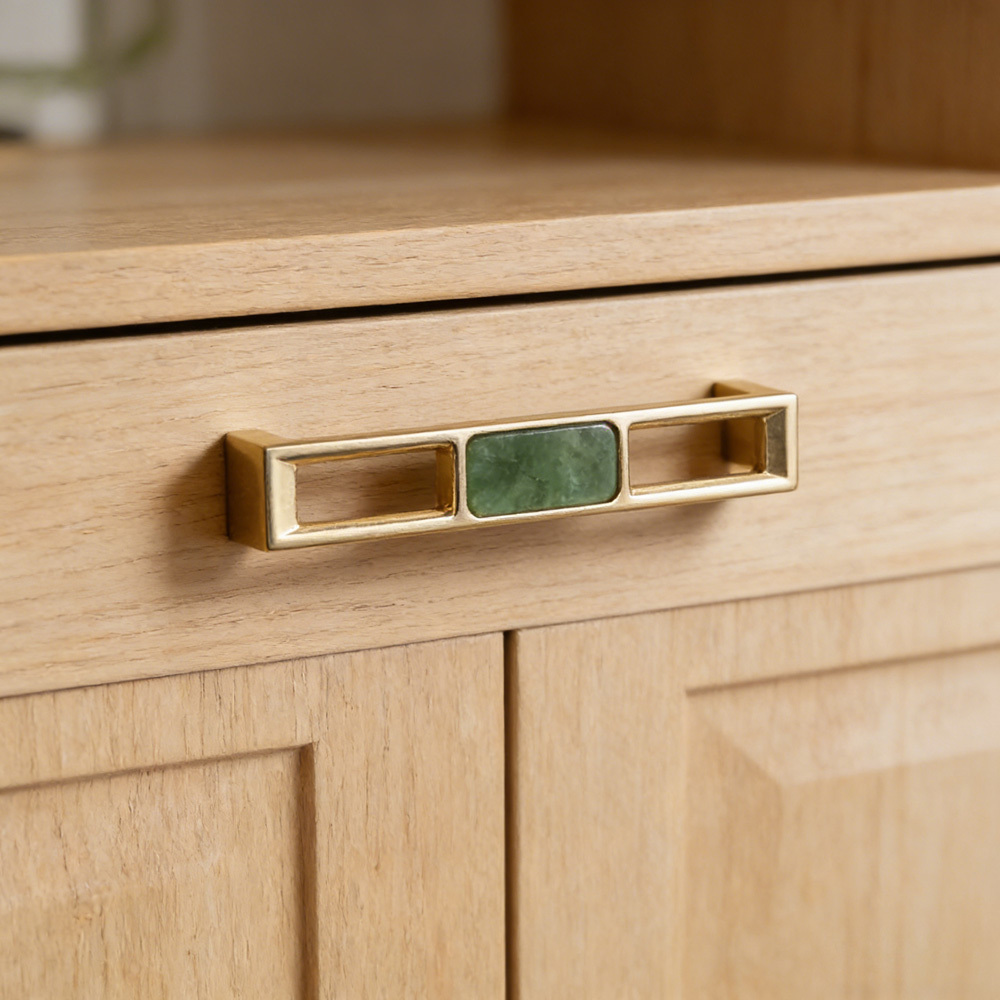 Luxury Unique Colorful Marble Shell Cabinet Handles for Children’s Room