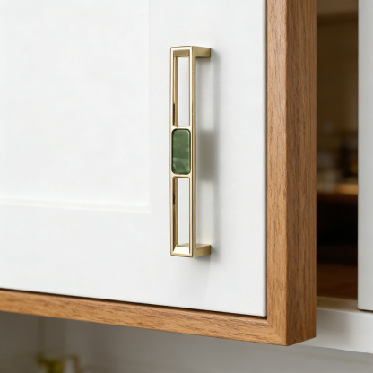 Luxury Unique Colorful Marble Shell Cabinet Handles for Children’s Room