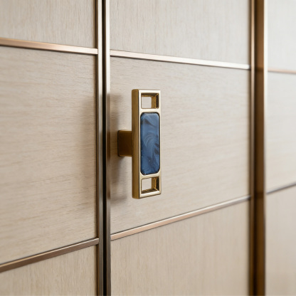 Luxury Unique Colorful Marble Shell Cabinet Handles for Children’s Room