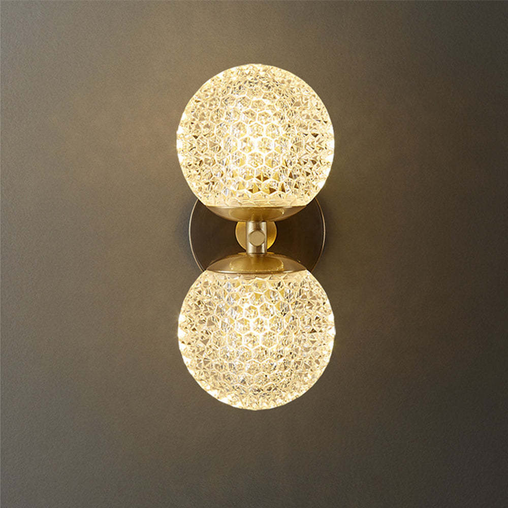 Luxury Copper Globe Wall Lamp -Homdiy