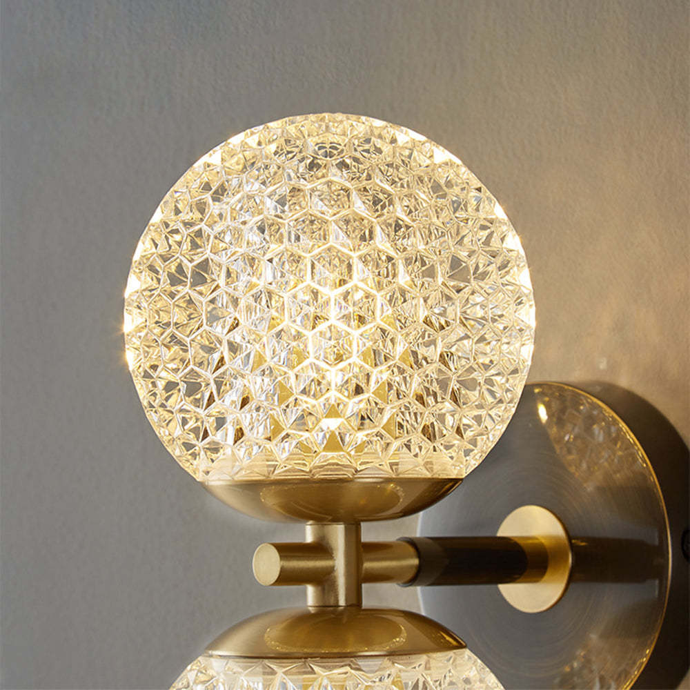 Luxury Copper Globe Wall Lamp -Homdiy